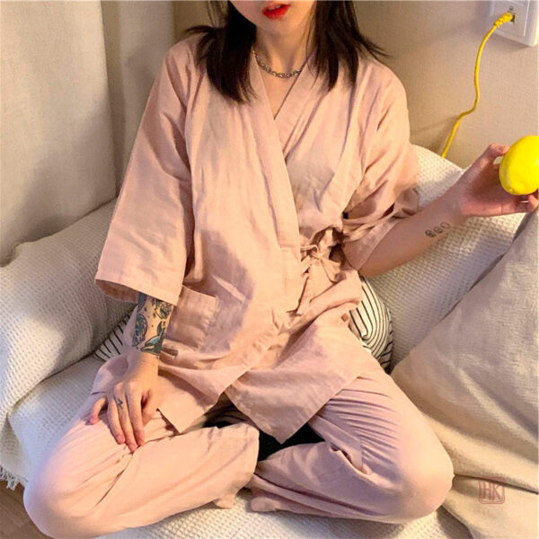 kimono-pyjama-traditionnel-1 Kimono pyjama traditionnel pour femme, style élégant et confortable