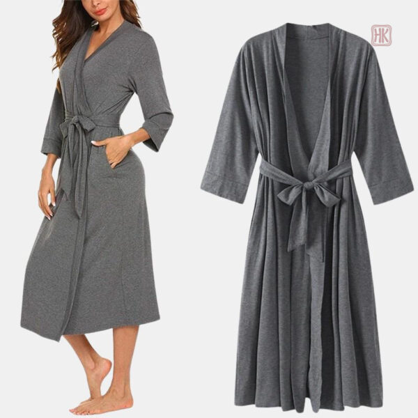 kimono-robe-de-chambre-long-1 Kimono femme long en robe de chambre élégante