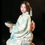 Robe de Mariée en Style Japonais