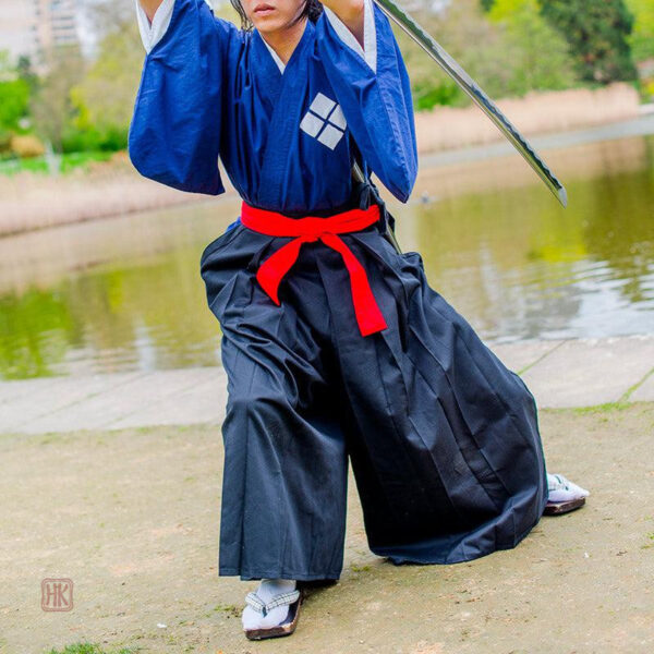 Kimono homme à motifs Samurai, design unique et original