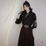Kimono homme inspiré du samouraï pour cosplay