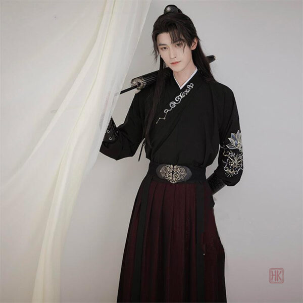 Kimono homme inspiré du samouraï pour cosplay