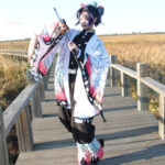 Kimono Shinobu en tissu léger et fluide, style décontracté