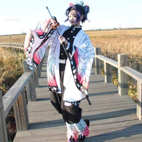 Kimono Shinobu en tissu léger et fluide, style décontracté