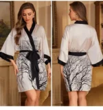 Kimono Soyeux Blanc