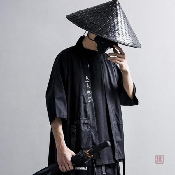 Kimono homme streetwear samouraï, style unique et moderne