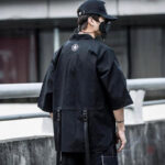 Veste kimono homme, design inspiré de la culture japonaise