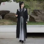 Kimono homme style samurai en tissu léger et fluide