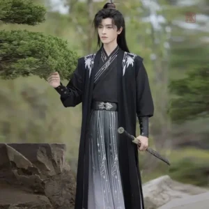 Vêtement traditionnel revisité pour homme, style japonais