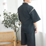 Pyjama kimono pour homme, design traditionnel japon