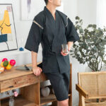 Vêtement de nuit kimono homme, confort et élégance