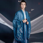 Kimono Chinois Traditionnel pour Homme
