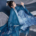 Kimono élégant pour hommes, design chinois
