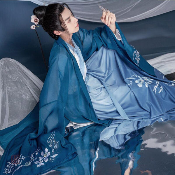 Kimono élégant pour hommes, design chinois