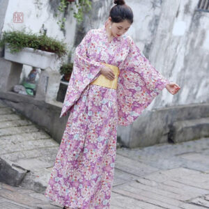 Kimono traditionnel japonais pour femmes