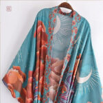 Kimono féminin, parfait pour un look décontracté