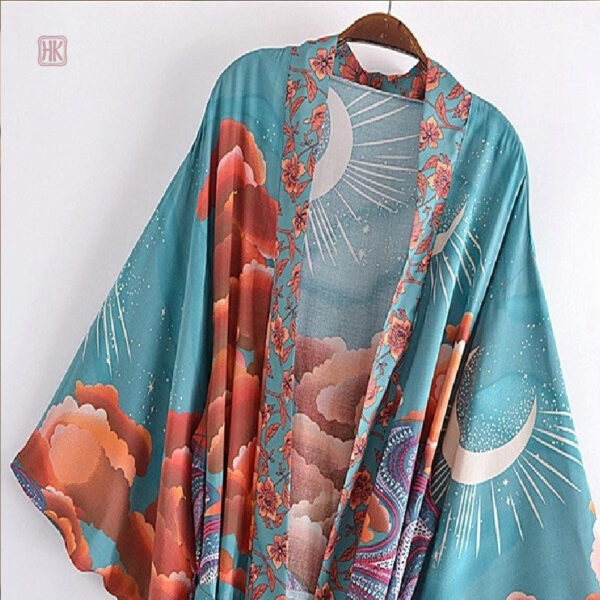 Kimono féminin, parfait pour un look décontracté