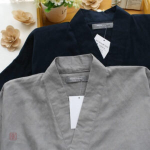 Pyjama kimono en coton pour homme