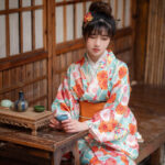 Kimono Yukata Femme Japonais élégant et coloré