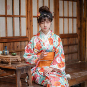 Kimono japonais pour femme, parfait pour l'été