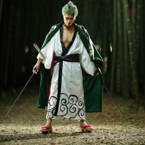 Kimono homme inspiré de l'univers de Wano, design captivant