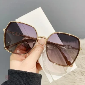 Accessoires de mode : lunettes de soleil à monture large