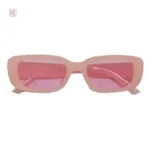 Lunettes de soleil femme avec design rectangulaire et couleurs vives