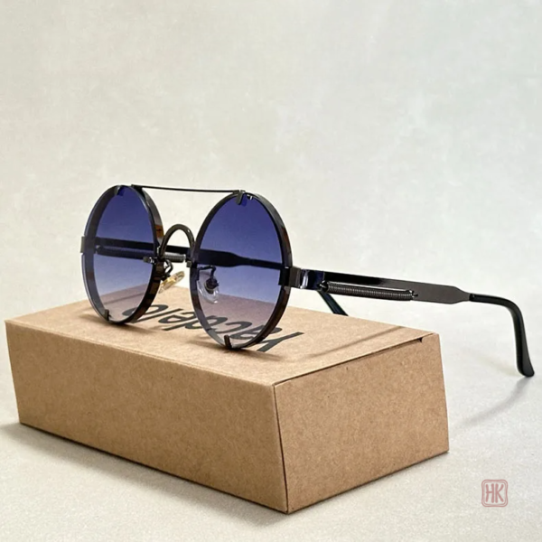 Lunettes rondes élégantes pour l'été