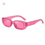 Lunettes de soleil modernes avec monture transparente
