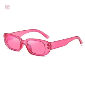 Lunettes de soleil modernes avec monture transparente