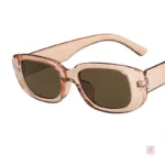 Style minimaliste : lunettes de soleil claires et tendance
