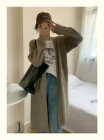Manteau Kimono à Manches Longues pour Femme