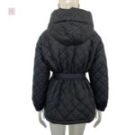 Manteau noir femme, design kimono avec capuche intégrée