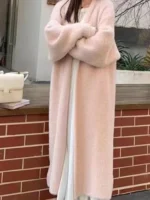 Manteau style kimono confortable et élégant