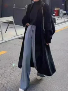 Manteau douillet femme pour les journées fraîches