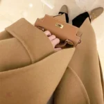 Vêtement d'extérieur féminin, style kimono camel