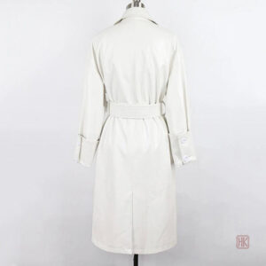 Manteau chic blanc pour femme, coupe kimono