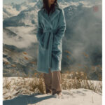 Manteau Kimono Femme en fausse fourrure
