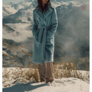 Manteau Kimono Femme en fausse fourrure