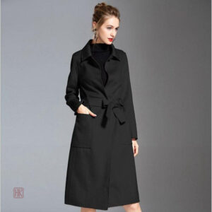 Manteau femme en laine et cachemire, style kimono