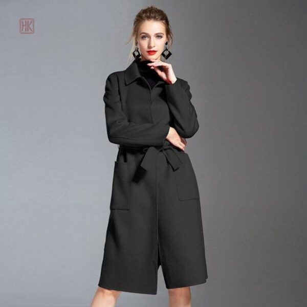 Manteau kimono en laine, confort et sophistication pour femme