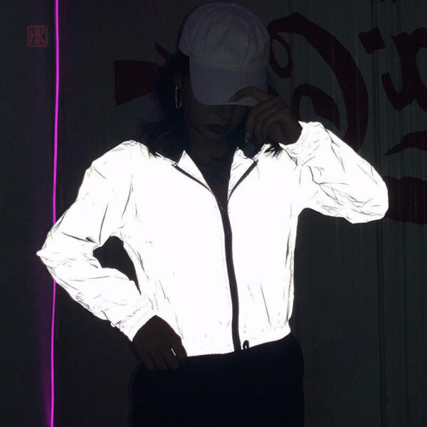 Manteau lumineux pour femme, design kimono