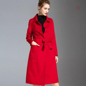 Manteau Kimono Rouge pour femme