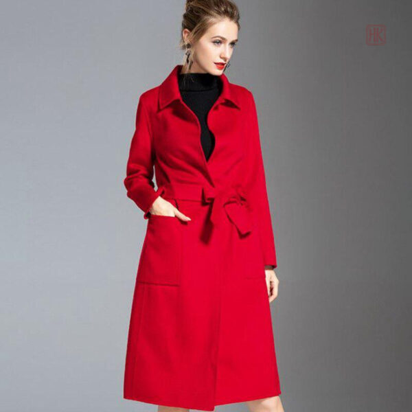 manteau-forme-kimono-rouge-1 Manteau Kimono Rouge pour femme