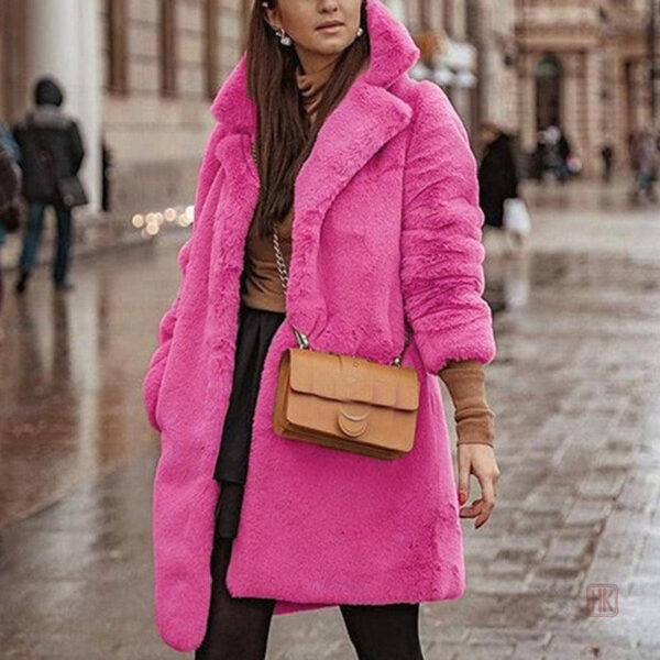 manteau-hiver-rose-femme-1 Manteau kimono hiver rose femme