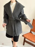 Manteau Kimono Femme à Grand Col