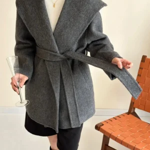 Manteau Kimono Femme à Grand Col