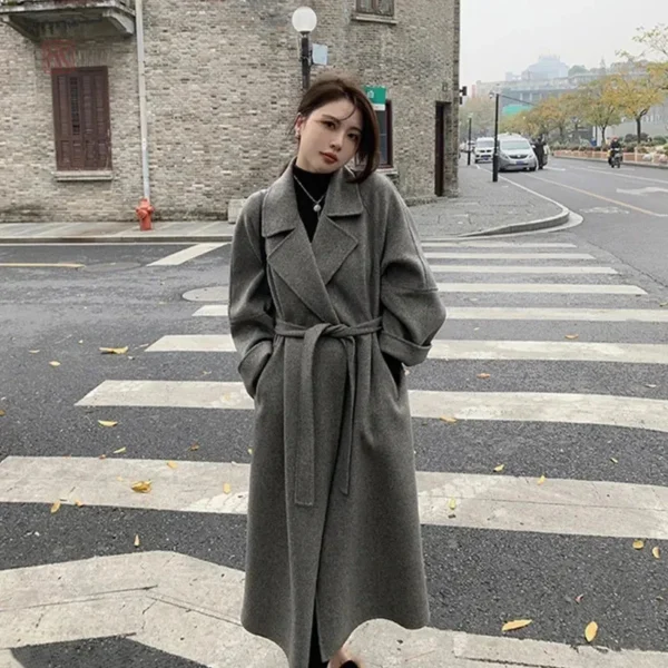 manteau-kimono-chaud-gris-1 Manteau kimono chaud gris pour femme