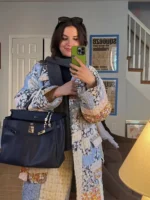 Vêtement d'extérieur kimono en coton doux