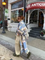 Manteau kimono style femme, confort et chaleur